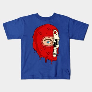 The Human Spider Half Skull Kids T-Shirt